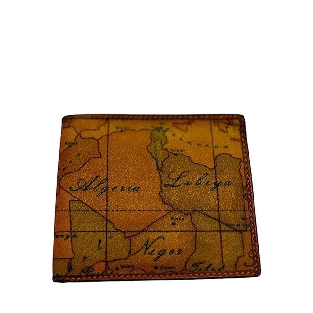 ALVIERO MARTINI - PRIMA 1A CLASSE BROWN TAN BLACK BIFOLD WALLET